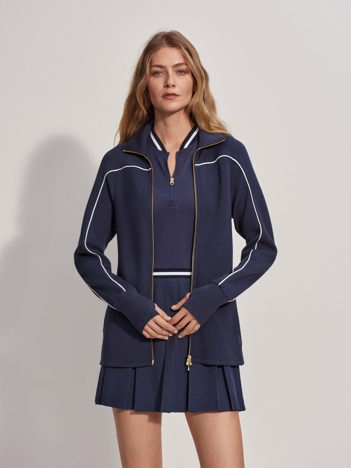 Varley Hot Sale - Palmdale Zip-Through Active Sweatshirt | VARLEY US