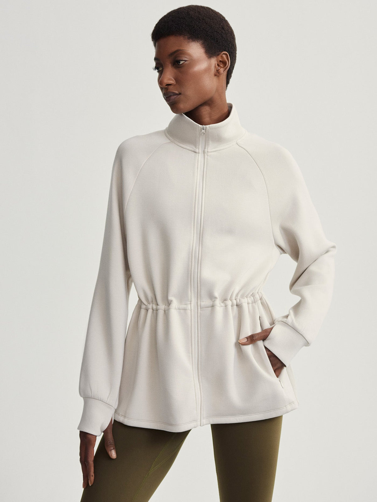 Varley Popular - Ailsa Zip-Through Active Sweatshirt
