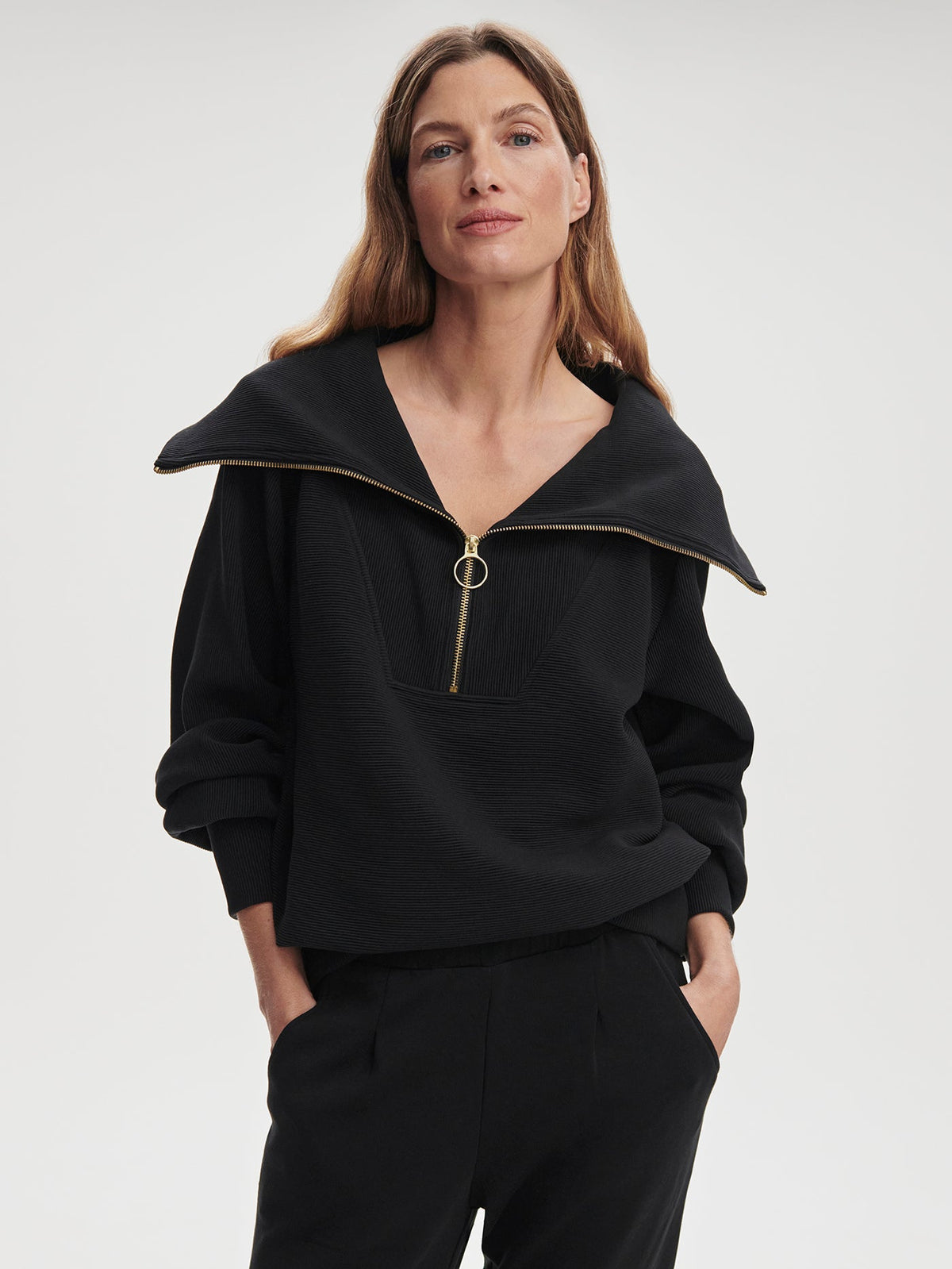 Varley Best Price - Vine Pullover | Ottoman Rib Half-Zip Pullover