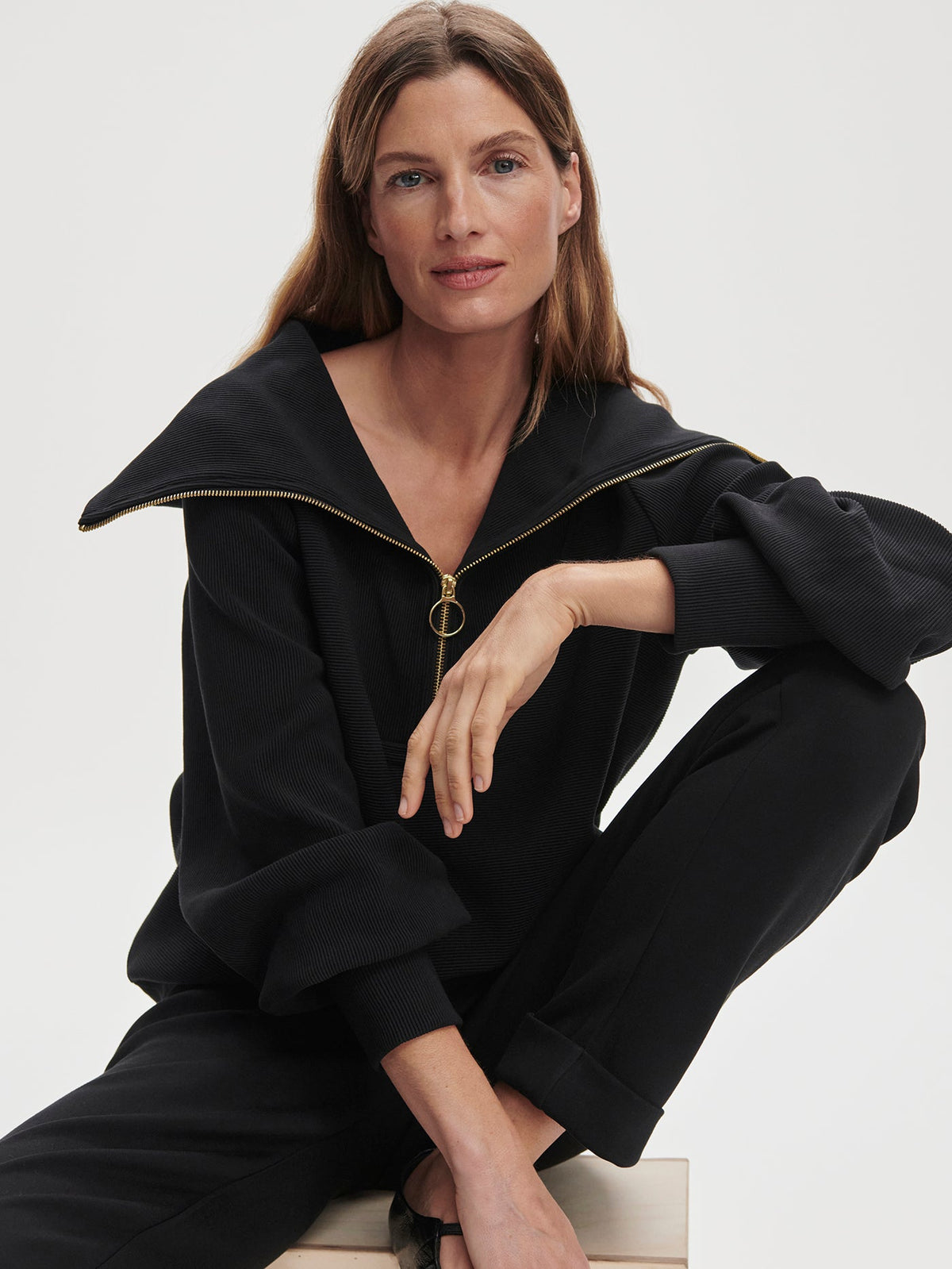 Varley Best Price - Vine Pullover | Ottoman Rib Half-Zip Pullover