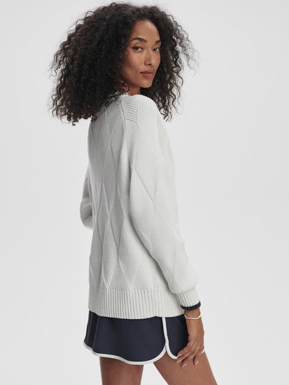 Varley Latest - Ray Diamond V-Neck Knit