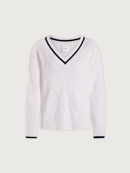 Varley Latest - Ray Diamond V-Neck Knit