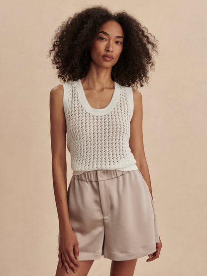 Varley Classic - Ferns Open Knit Tank