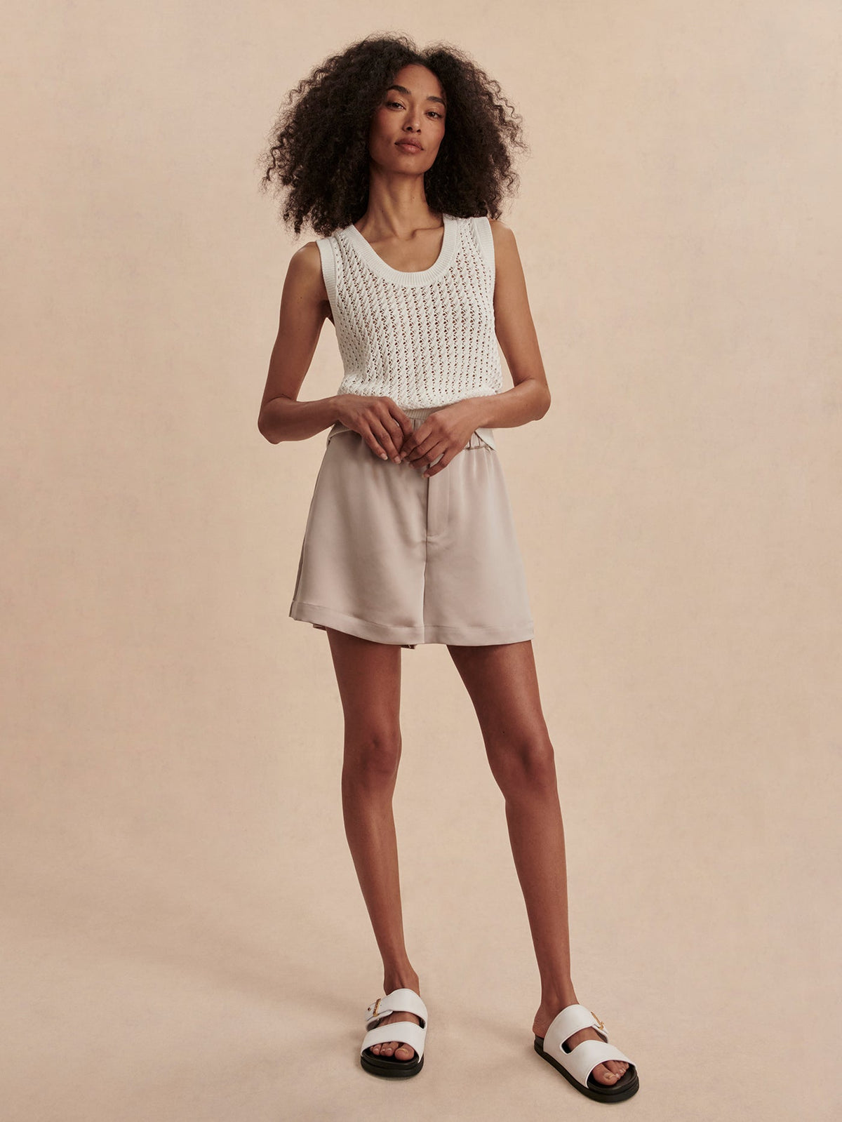 Varley Classic - Ferns Open Knit Tank