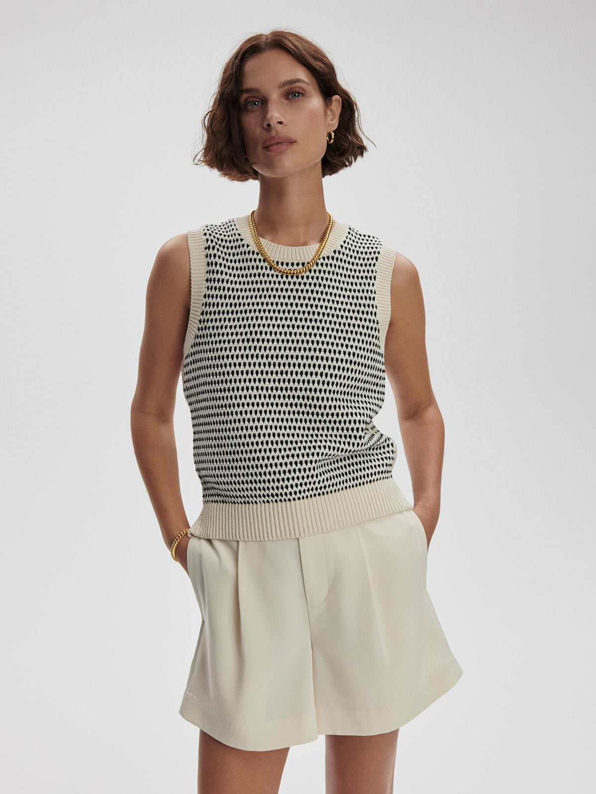 Varley Classic - Knowles Textured Knit Vest