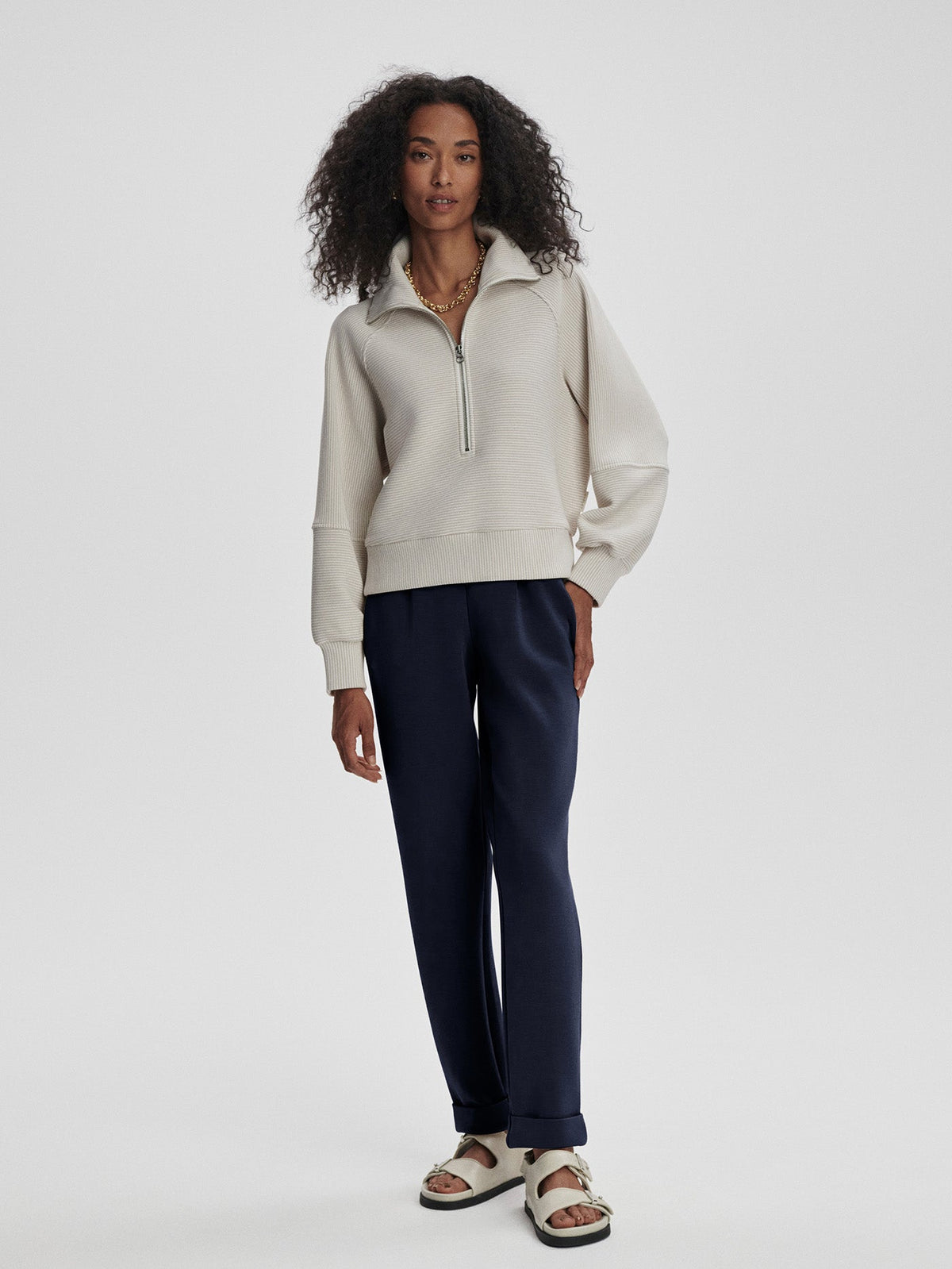 Varley Classic - Milano Half Zip Sweat 2.0
