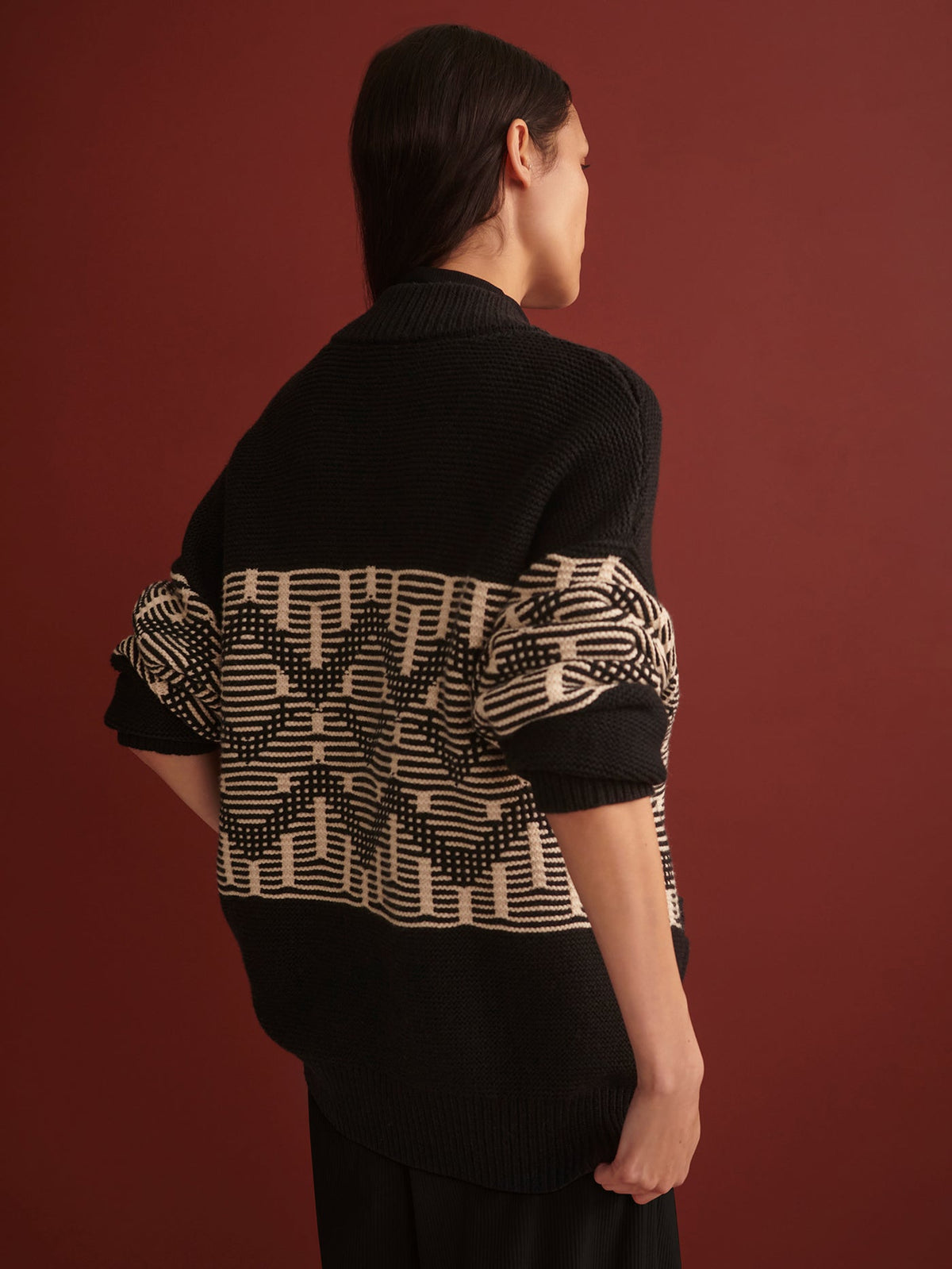 Varley Quality - Linnea Fairisle Knit Jacket