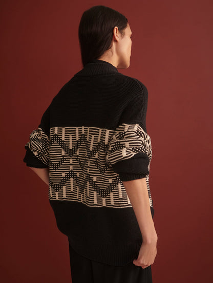 Varley Quality - Linnea Fairisle Knit Jacket