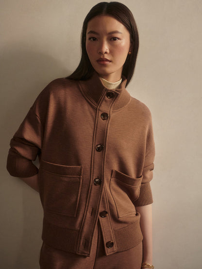 Varley Signature - Sabrina Button Through Sweat
