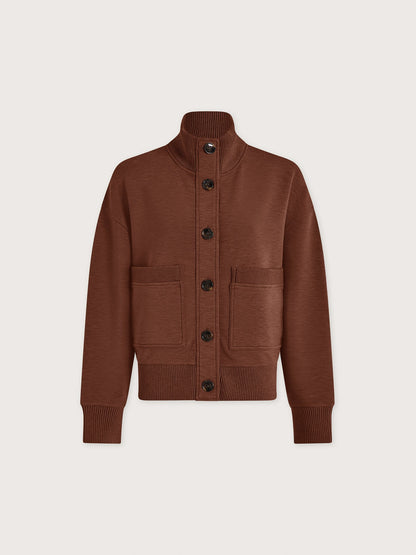 Varley Signature - Sabrina Button Through Sweat