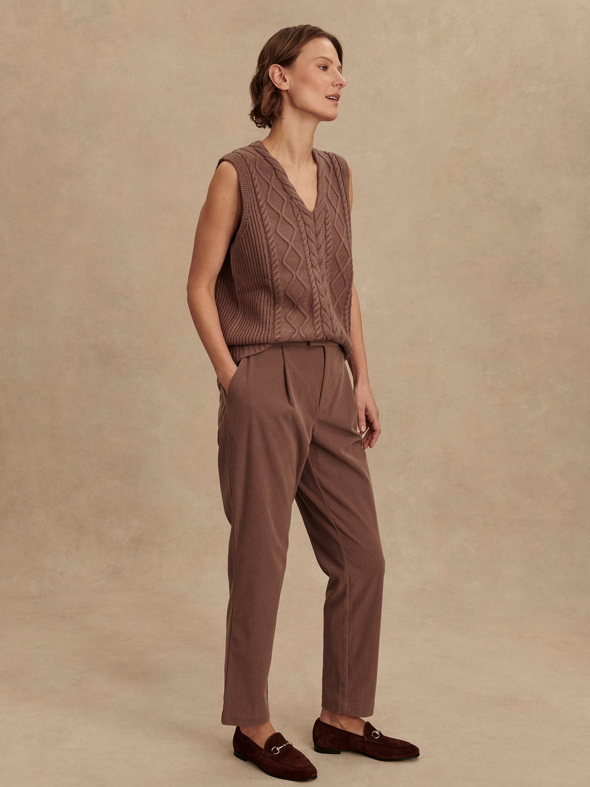 Varley Best Price - Kay Cable Knit Vest