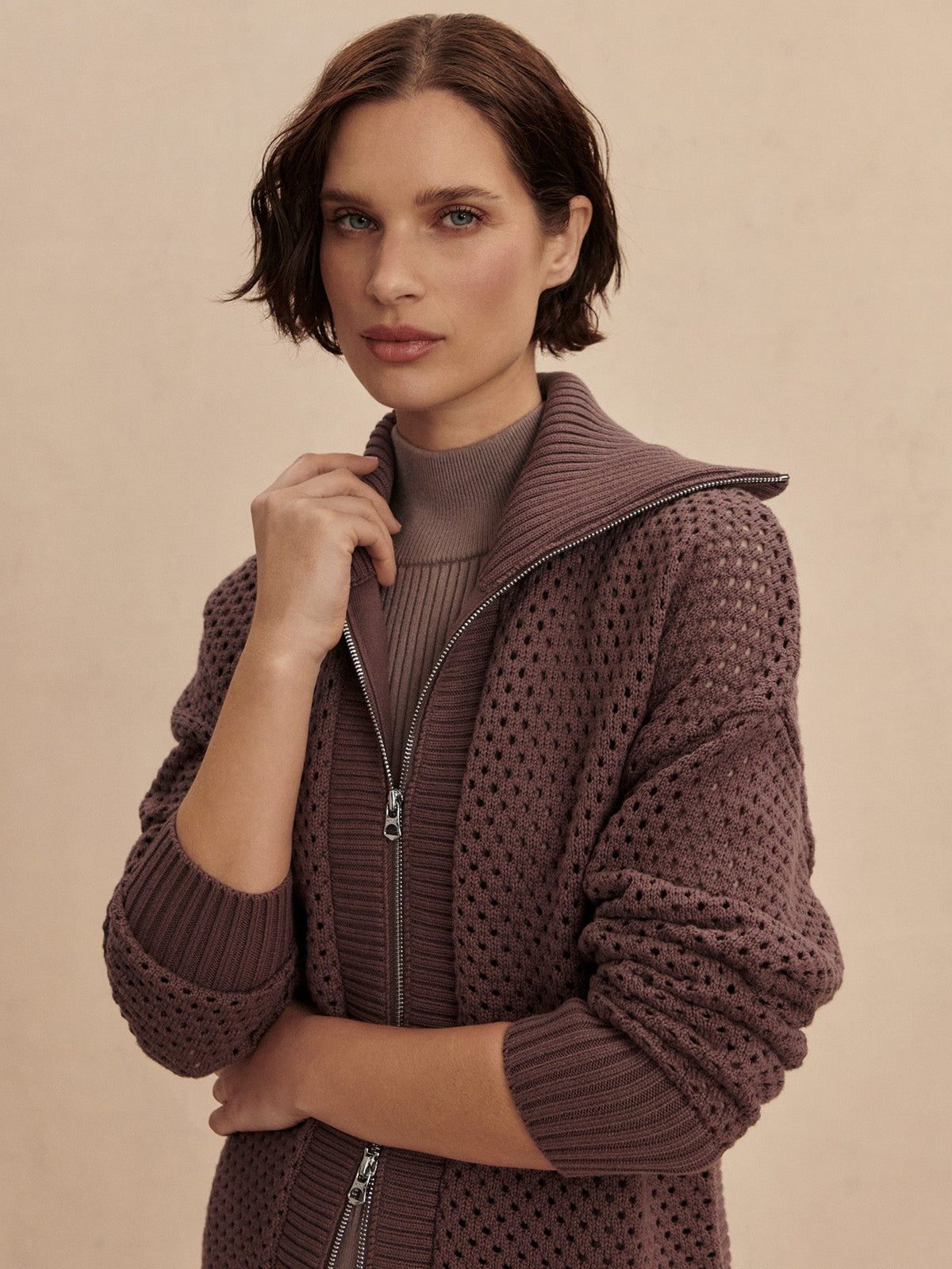 Varley Discount - Finn Longline Knit Jacket | VARLEY US
