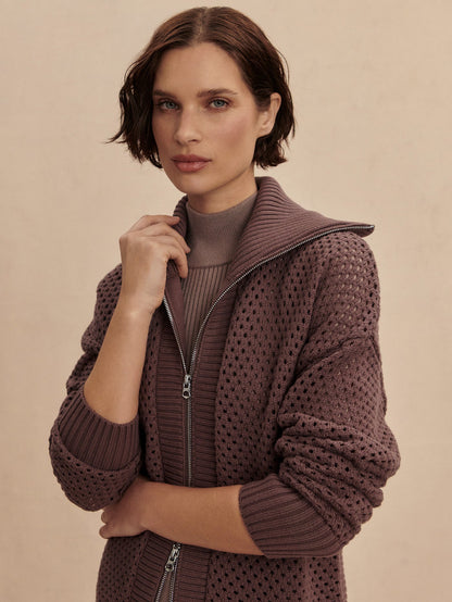 Varley Discount - Finn Longline Knit Jacket | VARLEY US