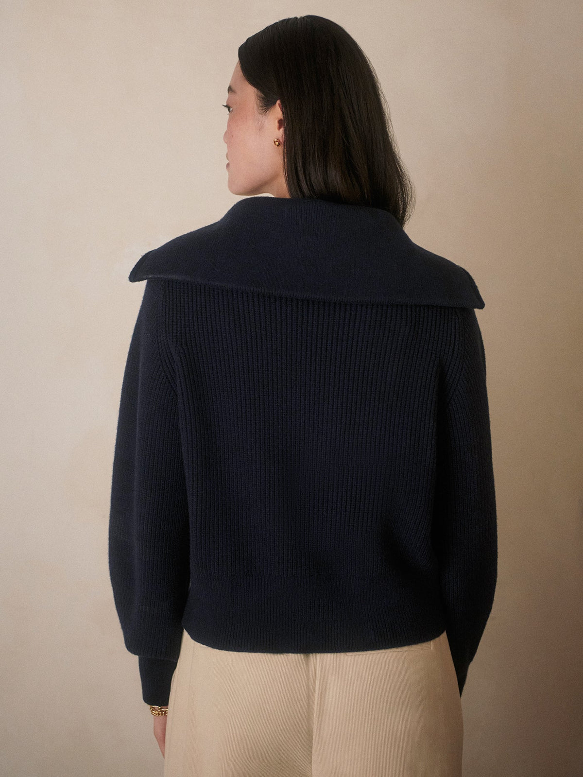 Varley Best Price - Maura Half Zip Rib Knit