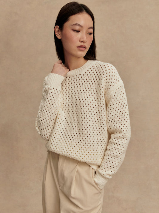 Varley Quality - Grady Boucle Knit Sweater