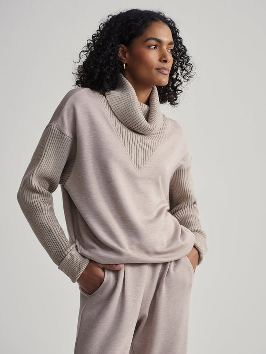 Varley Smart Buy - Hannah Cowl Neck Sweat
