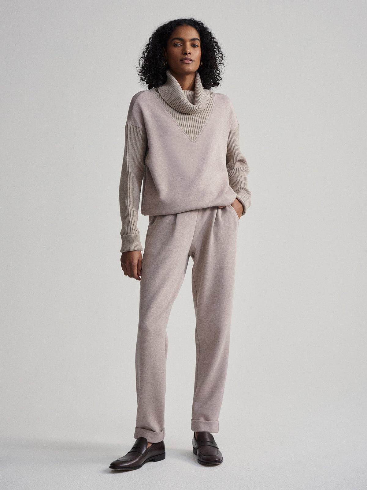 Varley Smart Buy - Hannah Cowl Neck Sweat