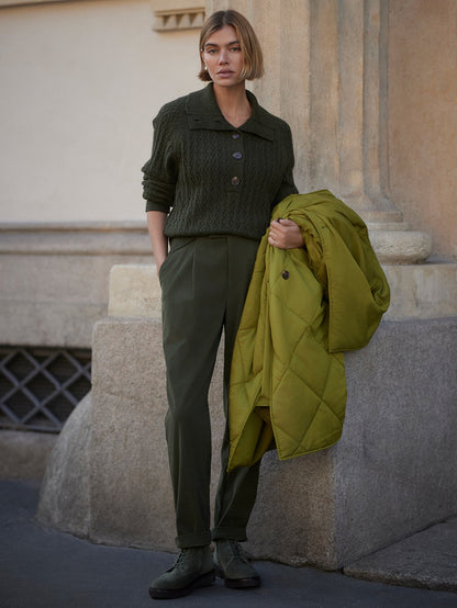 Varley Signature - Bridget Half Button Sweater