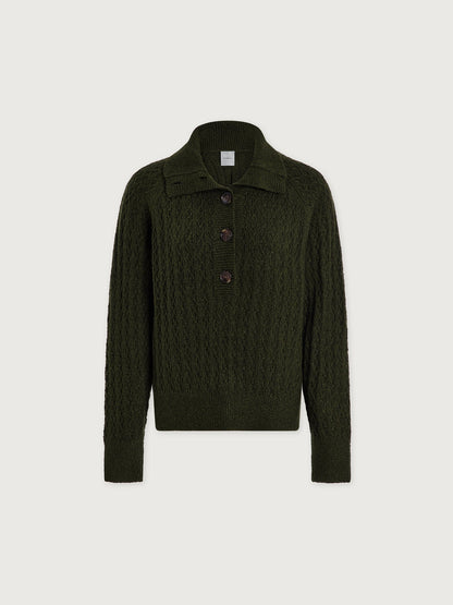 Varley Signature - Bridget Half Button Sweater