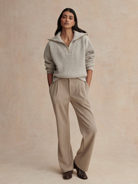Varley Value - Flora Half Zip Soft Sweater