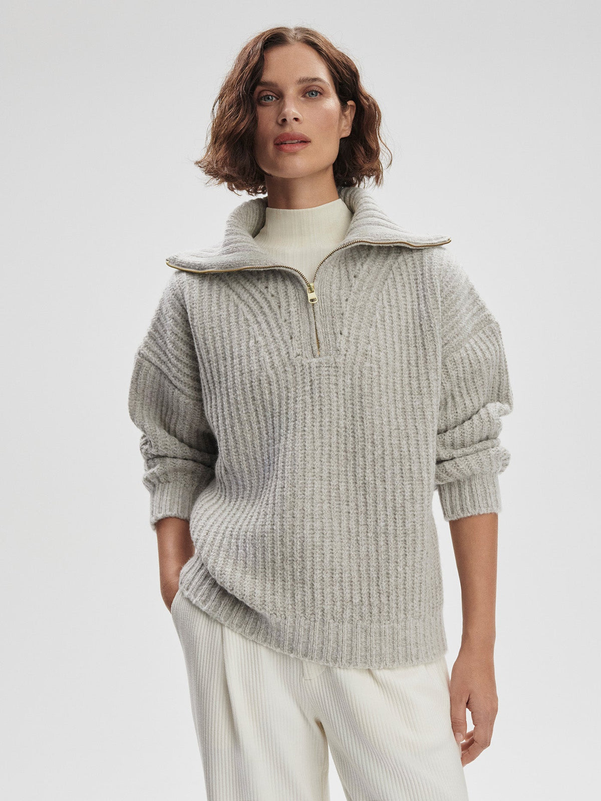 Varley Value - Flora Half Zip Soft Sweater