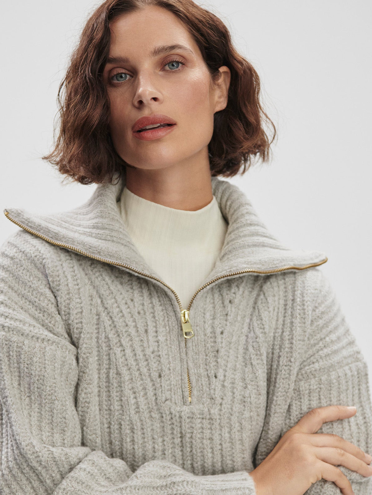 Varley Value - Flora Half Zip Soft Sweater