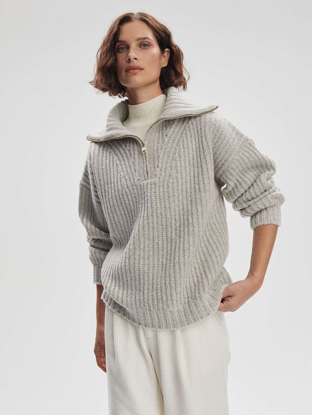 Varley Value - Flora Half Zip Soft Sweater