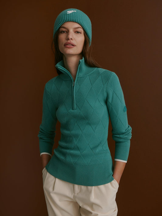 Varley Recommended - Lawson Half Zip Knit