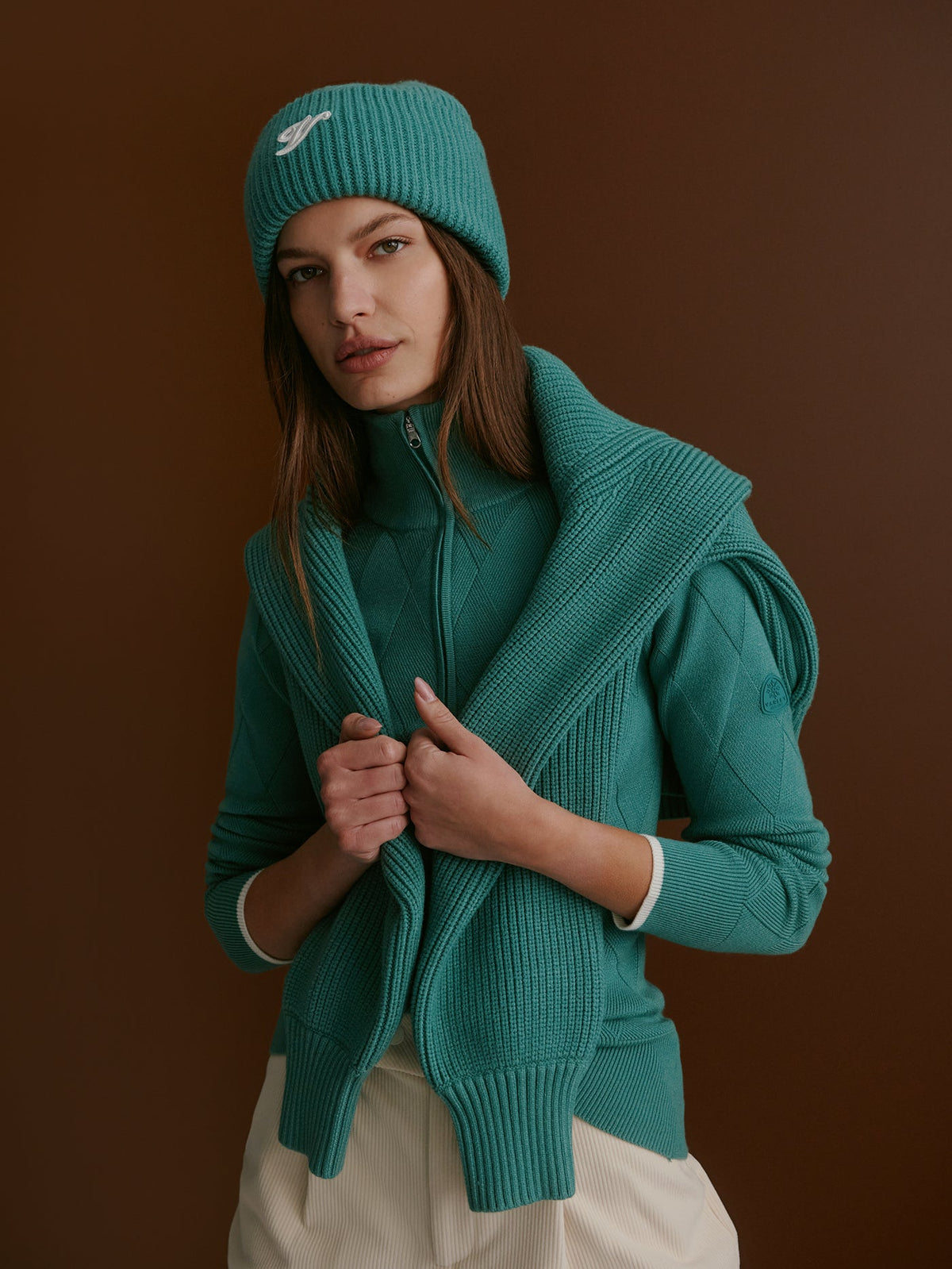 Varley Recommended - Lawson Half Zip Knit