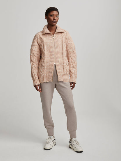 Varley Customer Favorite - Aida Jumbo Cable Knit Jacket | VARLEY US