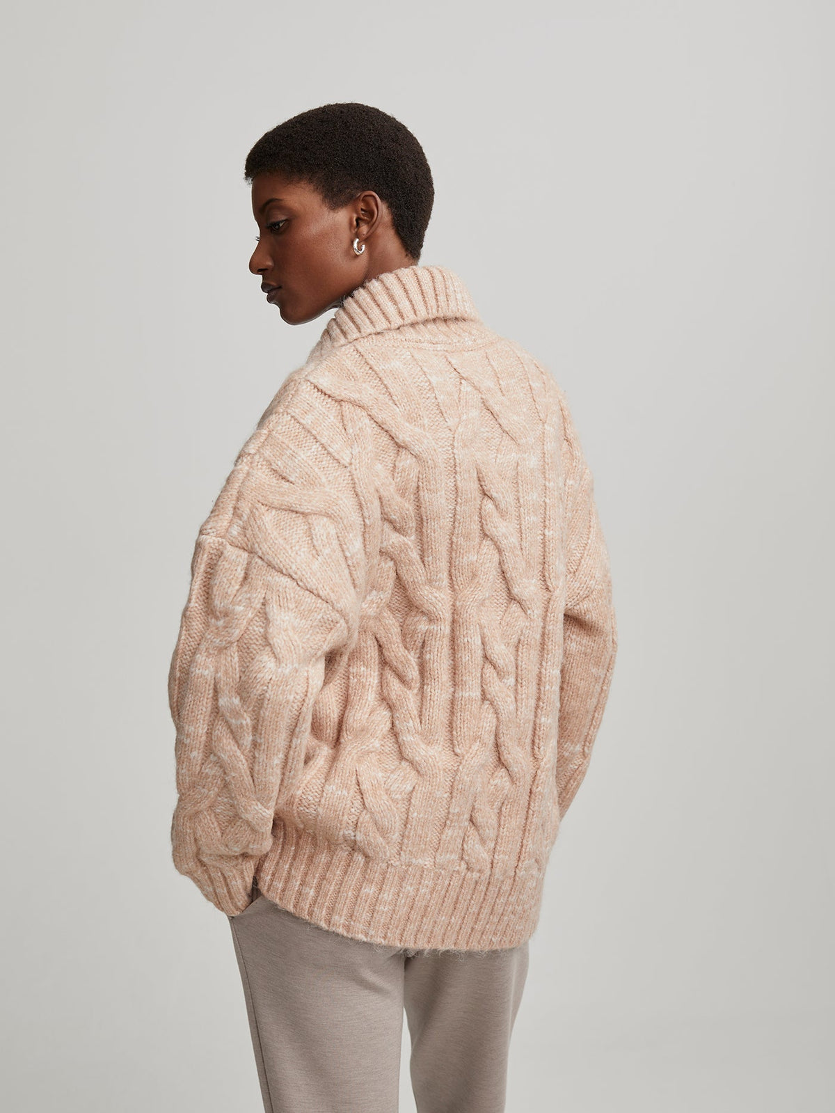 Varley Customer Favorite - Aida Jumbo Cable Knit Jacket | VARLEY US