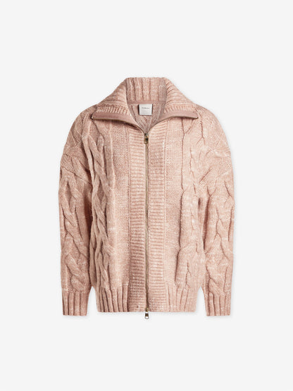 Varley Customer Favorite - Aida Jumbo Cable Knit Jacket | VARLEY US