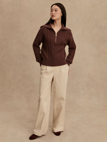 Varley Hot Sale - Camello Cable Half Zip 2.0