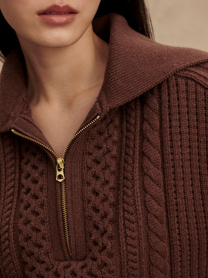 Varley Hot Sale - Camello Cable Half Zip 2.0