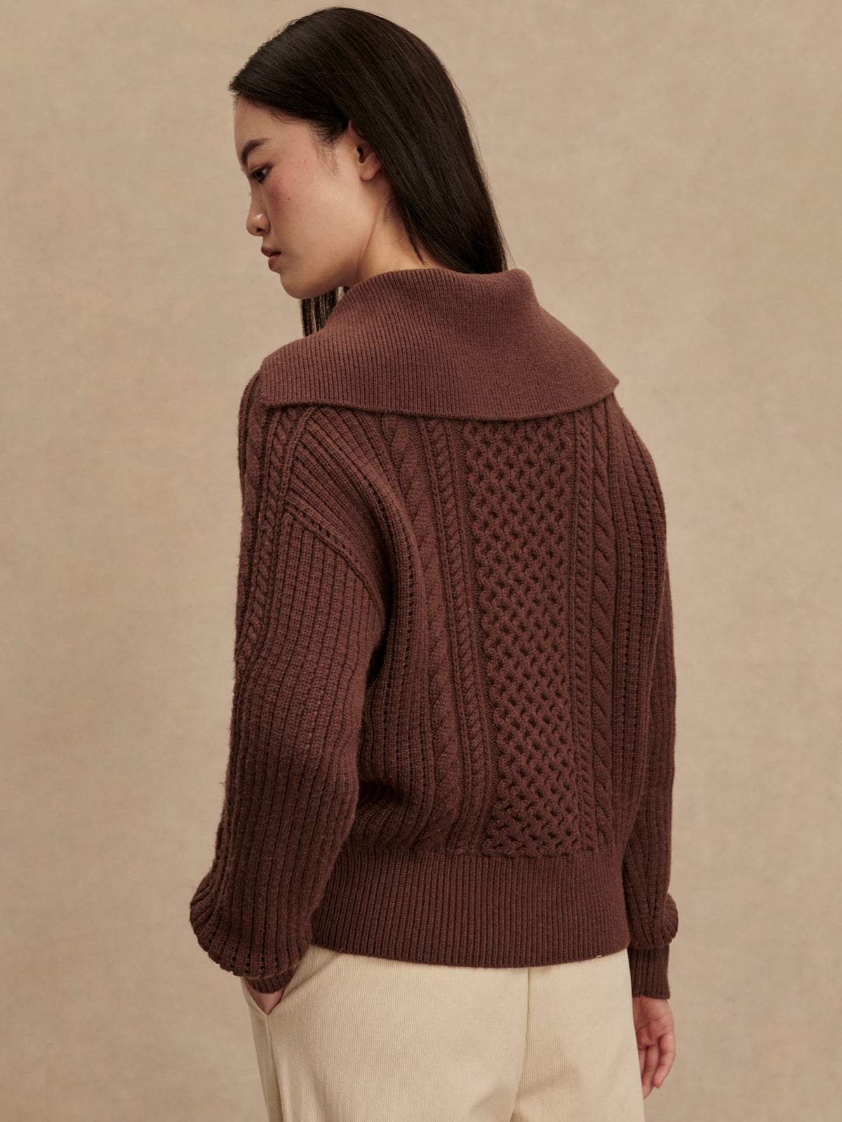 Varley Hot Sale - Camello Cable Half Zip 2.0