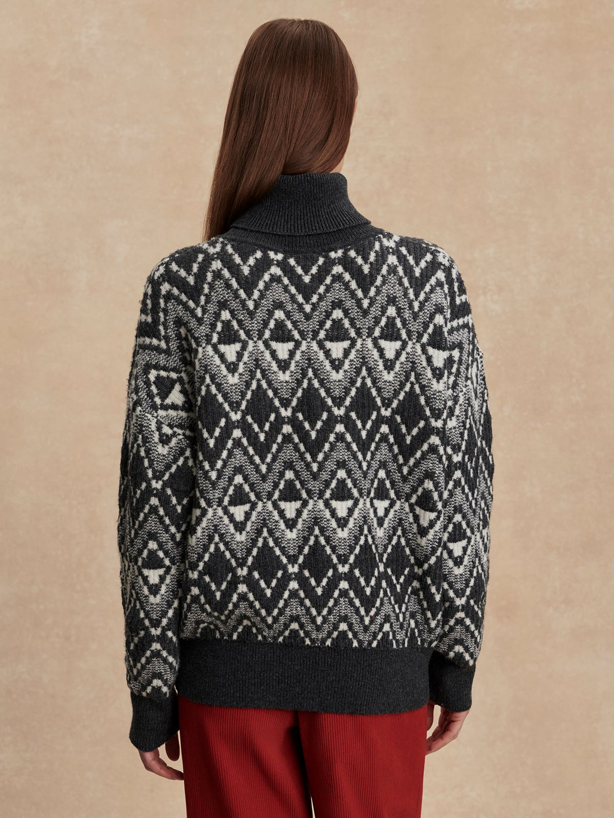 Varley Best Price - Ida Relaxed Fairisle Rollneck Knit