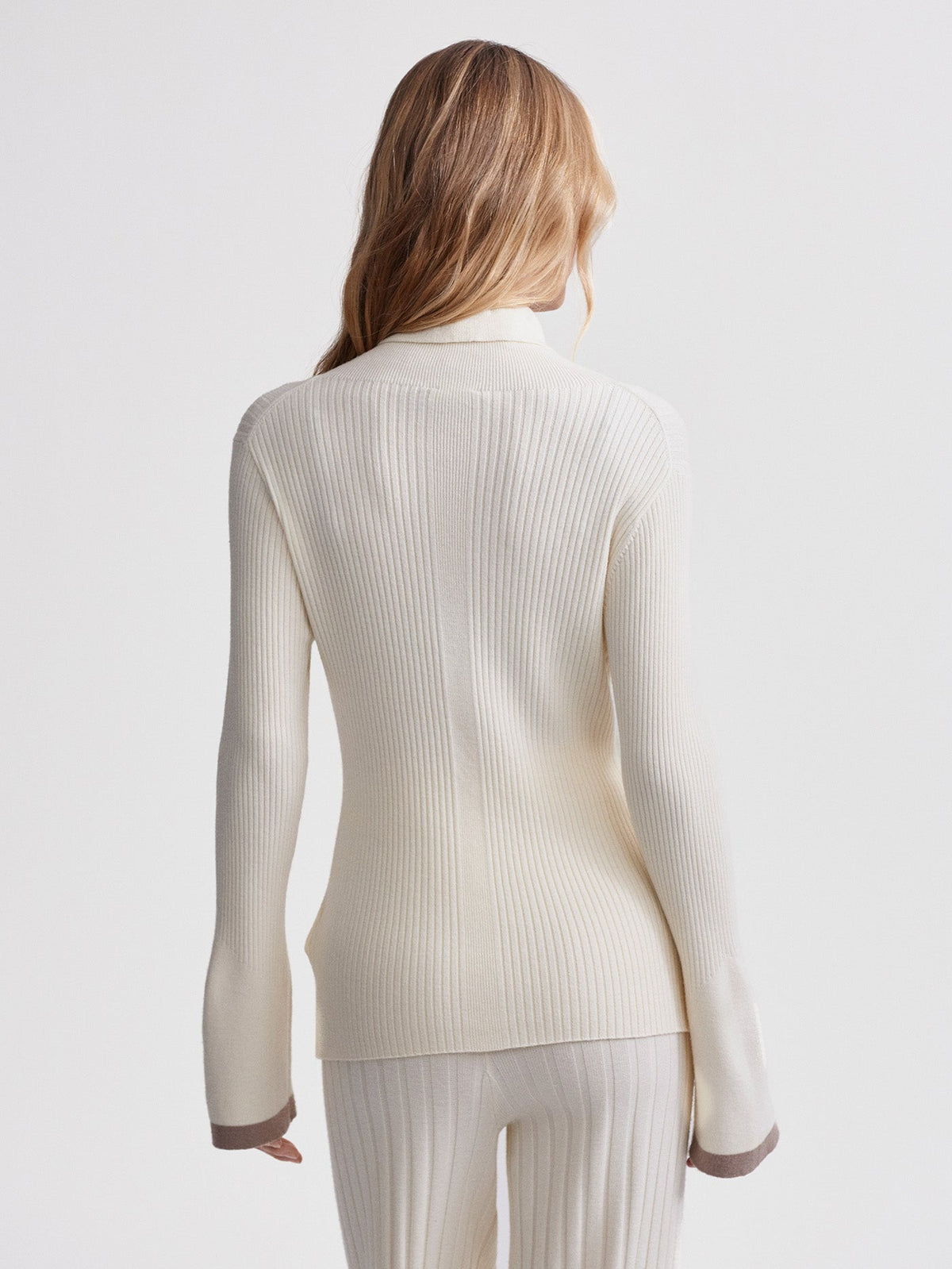 Varley Great Value - Ravena Rib Knit High Neck Top