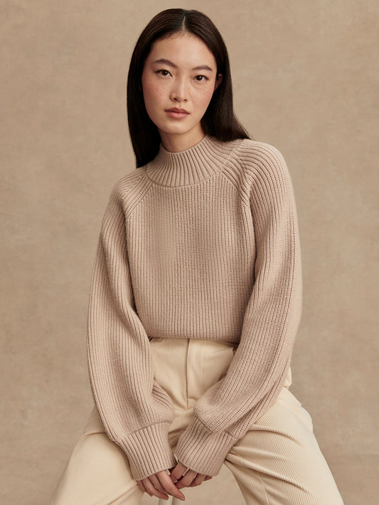 Varley Latest - Martina High Neck Rib Knit
